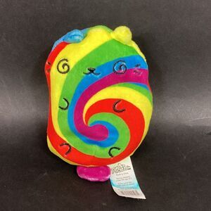 Cats vs Pickles - Festicat #015 - Rainbow Swirl - 4" Plush - Beanbag Toy